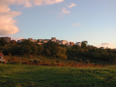 Blick aufs Dorf